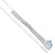 ROLEX President Ice Blue Dial Diamond Platinum Ladies Watch 279136 Image 10