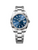 ROLEX Datejust 41mm Fluted Bezel Blue Index Dial Oyster - 126334