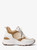 MICHAEL KORS Katrina Mixed-Media Trainer HUSK Image 2