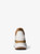 MICHAEL KORS Katrina Mixed-Media Trainer HUSK Image 3