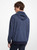 MICHAEL KORS Signature Logo Cotton Blend Hoodie MIDNIGHT Image 2