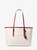 MICHAEL KORS Quinn Large Logo Jacquard Tote Bag With Pouch MULBERRY Image 1
