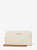 MICHAEL KORS Large Logo Continental Wallet - Vanilla