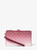 MICHAEL KORS Jet Set Large Ombré Signature Logo Wristlet CHERRY Image 1