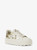 MICHAEL KORS Romey Embellished Mixed-Media Platform Sneaker PALE GOLD Image 1