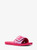 MICHAEL KORS Palmer Ombré Signature Logo Slide Sandal DARK RASPBERRY MULTI Image 1