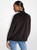 MICHAEL KORS Striped Velour Zip-Up Jacket BLACK Image 2 MICHAEL KORS Striped Velour Zip-Up Jacket BLACK Image 2