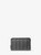 MICHAEL KORS Jet Set Small Mk2000 Logo Jacquard Wallet BLACK Image 1
