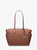 MICHAEL KORS Marilyn Medium Saffiano Leather Tote Bag LUGGAGE Image 1