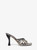 MICHAEL KORS Haisley Snake Embossed Leather Sandal NATURAL Image 2
