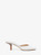 MICHAEL KORS Anita Crocodile Embossed Leather Sandal OPTIC WHITE Image 2 MICHAEL KORS Anita Crocodile Embossed Leather Sandal OPTIC WHITE Image 2