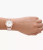 SKECHERS Starline Women'S 34Mm Analog Rose Gold Tone Metal Case With Glitz, White Genuine Mother-Of-Pearl Dial And Smooth Blush Silicone Strap Sr6252 Image 2 SKECHERS Starline Women'S 34Mm Analog Rose Gold Tone Metal Case With Glitz, White Genuine Mother-Of-Pearl Dial And Smooth Blush Silicone Strap Sr6252 Image 2
