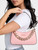 GUESS Rembert Mini Shoulder Bag PINK Image 1 GUESS Rembert Mini Shoulder Bag PINK Image 1
