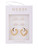 GUESS Gold-Tone Stud & Huggie Earrings Box Set - 3 Pairs GOLD Image 1