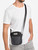 GUESS Faux-Leather Logo Crossbody BLACK Image 1