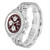 BREITLING Bentley Gt Burgundy Dial Steel Mens Watch A13362 Image 4