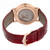 PATEK PHILIPPE Calatrava Rose Gold Red Leather Strap Mens Watch 5119R Image 8