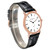 PATEK PHILIPPE Calatrava Rose Gold Black Leather Strap Mens Watch 5119 5119R Image 3