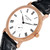 PATEK PHILIPPE Calatrava Rose Gold Black Leather Strap Mens Watch 5119 5119R Image 5