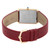 CARTIER Tank Solo Yellow Gold Steel Red Strap Mens Watch W1018855 Image 7