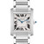 CARTIER Tank Francaise Midsize Silver Dial Steel Ladies Watch W51011Q3 Image 1
