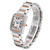 CARTIER Tank Francaise Steel Rose Gold Mop Dial Ladies Watch W51027Q4 Image 4
