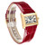 CARTIER Tank Divan Mini Yellow Gold Red Strap Ladies Watch W6300356 Image 3 CARTIER Tank Divan Mini Yellow Gold Red Strap Ladies Watch W6300356 Image 3