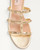 VALENTINO Rockstud Lamé Nappa Leather Slides