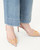VALENTINO Vlogo Signature Calfskin Slingback Pumps with Jewel Logo, Heel: 80mm