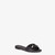 FENDI Baguette Black Leather Sandals