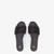FENDI Baguette Black Leather Sandals