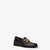 FENDI  O'lock Loafers Black Leather Loafers