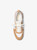 MICHAEL KORS Jenkins Two-Tone Stretch Knit Trainer PEANUT Image 3