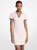 MICHAEL KORS Logo Jacquard Knit Tech Tennis Dress POWDER BLUSH Image 1