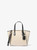 MICHAEL KORS Taryn Small Canvas Convertible Crossbody Bag BLACK Image 1