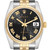 ROLEX Datejust Steel Yellow Gold Black Anniversary Dial Mens Watch 116233 Image 1