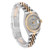 ROLEX Datejust Slate Roman Dial Steel Yellow Gold Ladies Watch 69173 Image 3