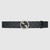 GUCCI Gg Supreme Buckled Belt