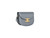 CELINE Besace Clea Triomphe Bag Blue Gray