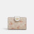 COACH Medium Corner Zip Wallet In Signature Canvas With Floral Print COACH Medium Corner Zip Wallet In Signature Canvas With Floral Print