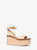 MICHAEL KORS Sandra Straw Platform Sandal NATURAL Image 1