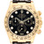 ROLEX Daytona Yellow Gold Black Diamond Dial Mens Watch 116518 Image 1