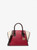 MICHAEL KORS Avril Small Leather Satchel CHERRY MULTI Image 1
