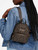 GUESS Eldoria Enlarged Logo Mini Backpack BROWN Image 2 GUESS Eldoria Enlarged Logo Mini Backpack BROWN Image 2