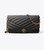 TORY BURCH Kira Chevron Clutch - Black TORY BURCH Kira Chevron Clutch - Black