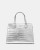 KATE SPADE Madison Metallic Croc Embossed Medium Satchel