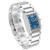 PATEK PHILIPPE Twenty-4 Blue Dial Steel Diamond Ladies Watch 4910 Image 3