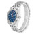 ROLEX Datejust Turnograph Steel White Gold Blue Dial Mens Watch 116264 Image 3