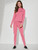 GUESS Anais Ribbed Panel Leggings PINK Image 2 GUESS Anais Ribbed Panel Leggings PINK Image 2