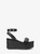 MICHAEL KORS Sandra Straw Platform Sandal BLACK Image 2 MICHAEL KORS Sandra Straw Platform Sandal BLACK Image 2